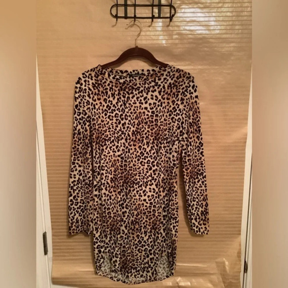 ABSOLUTELY~CHEETAH PRINT DRESS~LG - Picture 1 of 4